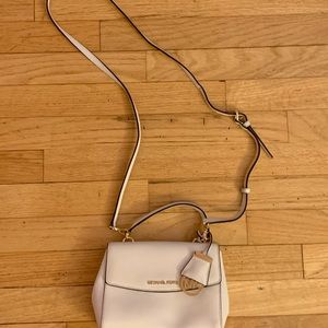 Michael Kors White Crossbody Bag